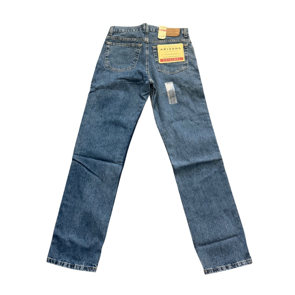 VTG Arizona Jean Co Men's Original Straight Leg Jeans 32x34 NWT Blue 90s Y2K